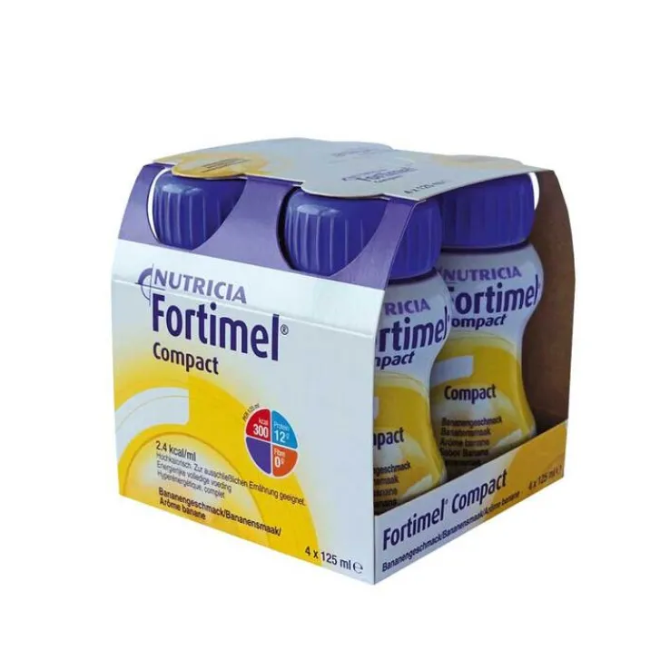 Fortimel Compact 2.4 Bananengeschmack, 4X125 ml
