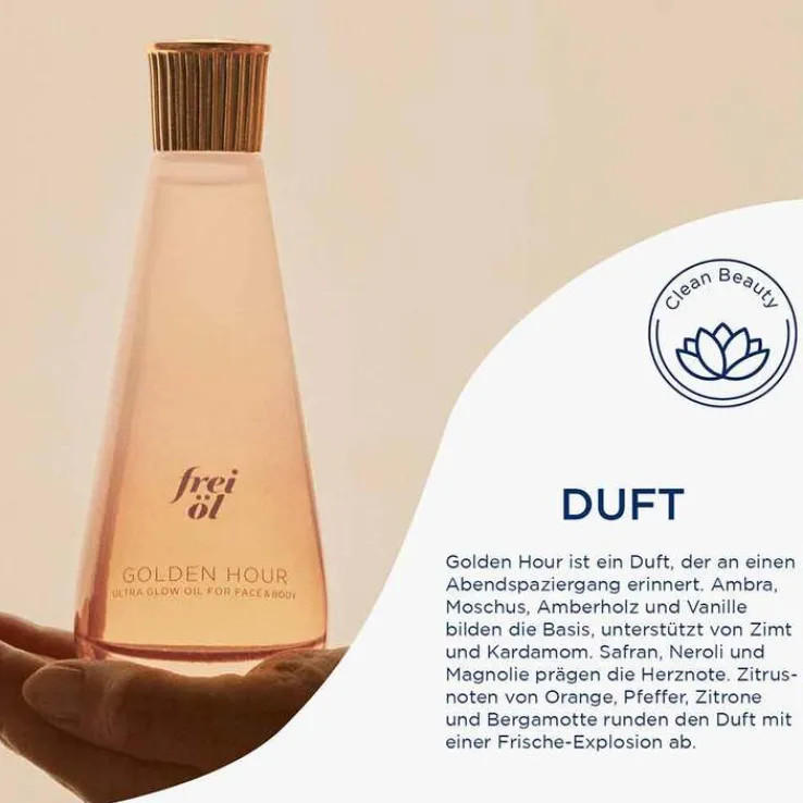 Frei Öl Ultra Glow Golden Hour Öl, 100 ml