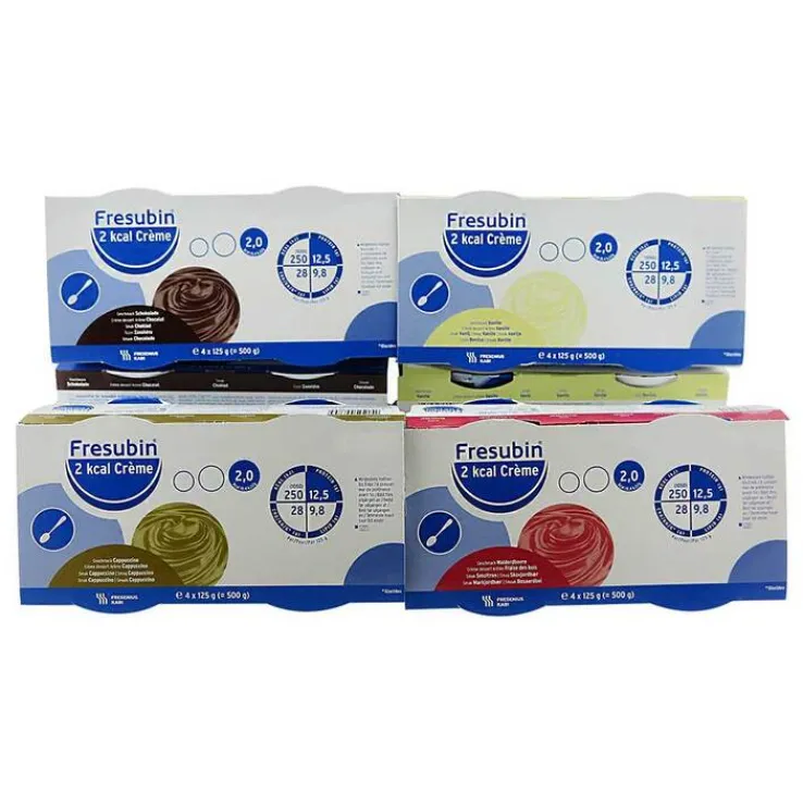 Fresubin 2 kcal Creme Mischkarton im Becher, 24X125 g
