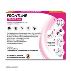 FRONTLINE TRI-ACT® gegen Zecke, Floh und fliegende Insekten bei Hunden (5-10kg), 6 St