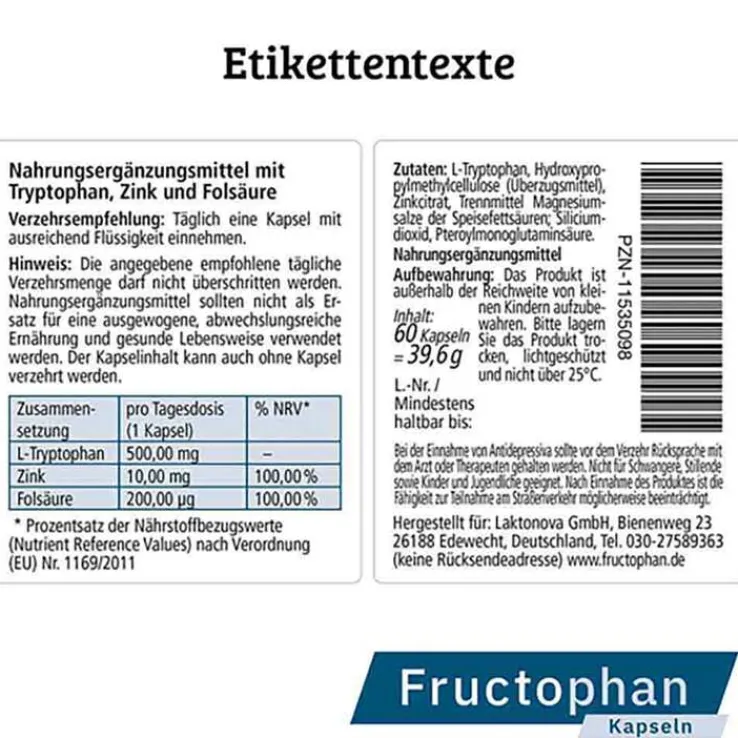 Fructophan Kapseln, 60 St