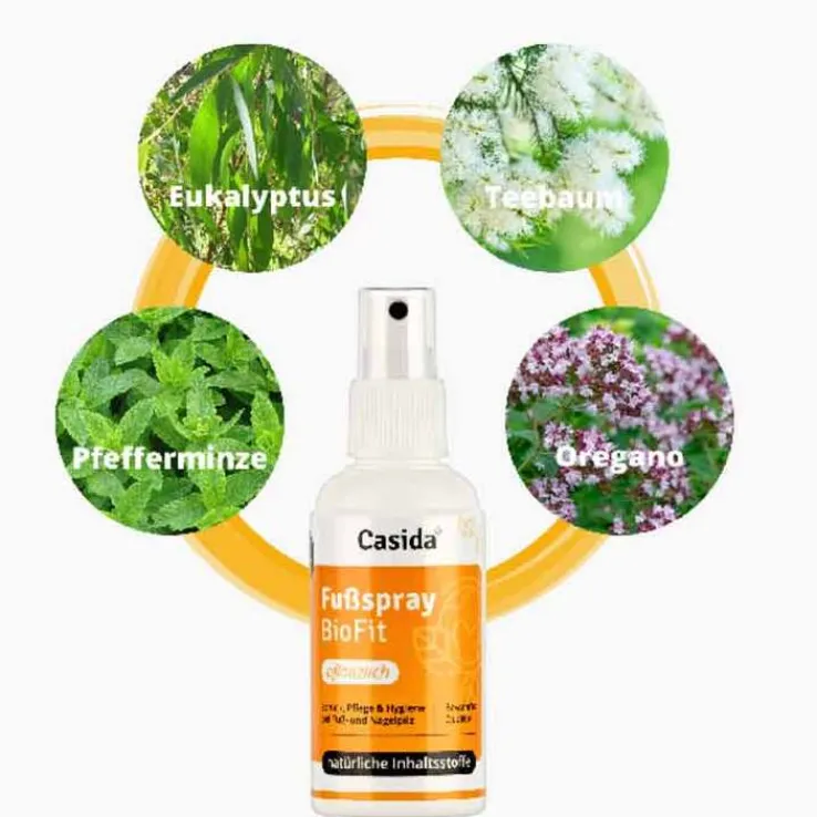 Fussspray Biofit pflanzlich, 100 ml