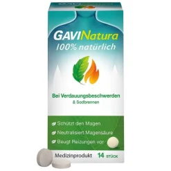 GAVINatura Lutschtabletten bei Verdauungsbeschwerden & Sodbrennen, 14 St