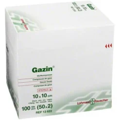 Gazin Kompressen 10x10cm 8fa, 50X2 St