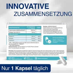 Gelencium Hyaluron Kollagen hochdosiert mit Vitamin C Kapseln , 30 St