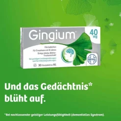 Gingium 40 mg Filmtabletten, 30 St