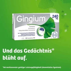 Gingium 240 mg Filmtabletten, 80 St