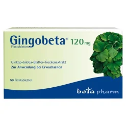 Gingobeta 120 mg Filmtabletten, 50 St