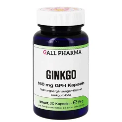 Ginkgo 160 mg GPH Kapseln, 30 St