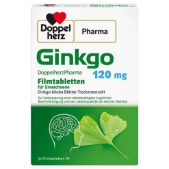 Ginkgo DoppelherzPharma 120 mg Filmtabletten, 30 St