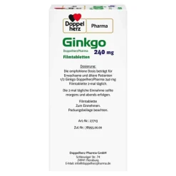 Ginkgo DoppelherzPharma 240 mg Filmtabletten, 120 St