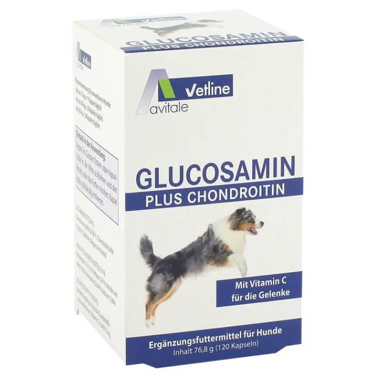 Glucosamin + Chondroitin Kapseln für Hunde, 120 St