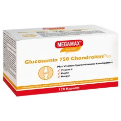 Glucosamin 750 Chondroitin Plus Megamax Kapseln, 120 St