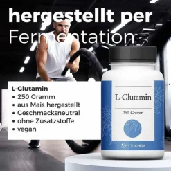 Glutamin Pulver, 250 g