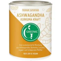Greenic Ashwagandha-Kurkuma Kraft, 130 g