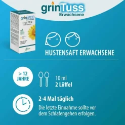 Grintuss Erwachsene Sirup, 180 g