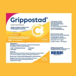 Grippostad C Hartkapseln bei Erkältung, 24 St