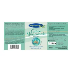 Grüne Tonerde Ayursana Pulver, 1 kg