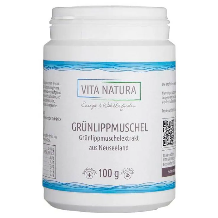 Grünlipp Muschel Pulver 100g, 100 g