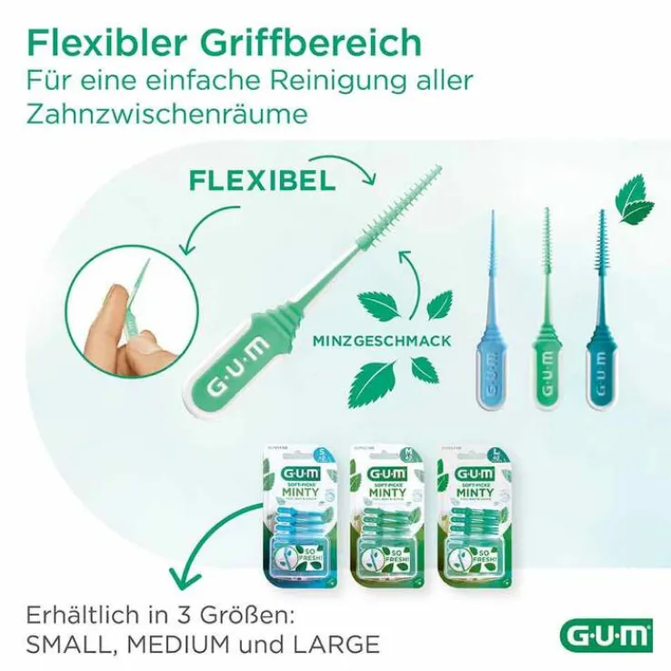 GUM Soft-Picks Minty large, 40 St
