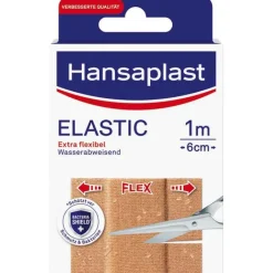 Hansaplast ELASTIC Pflaster 6 cm x 1 m, 1 St