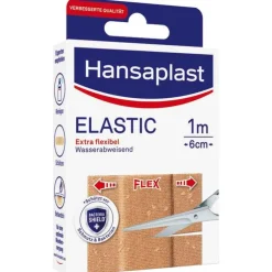 Hansaplast ELASTIC Pflaster 6 cm x 1 m, 1 St
