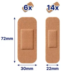 Hansaplast GREEN & PROTECT Pflasterstrips, 20 St