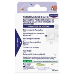 Hansaplast Kids Pflasterstrips sensitive 6x7 cm, 10 St