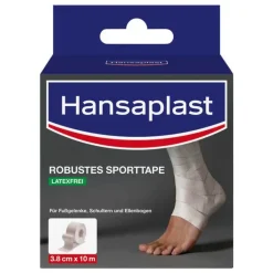 Hansaplast robustes Sporttape 3,8 cmx10 m weiß, 1 St