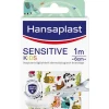 Hansaplast Sensitive Kinder Pflaster 6 cmx1 m, 1 St