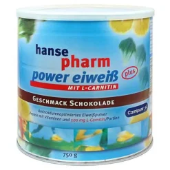 Hansepharm Power Eiweiß plus Schoko Pulver, 750 g