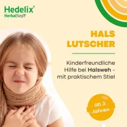 Hedelix Herbalsept Hals Lutscher Kids, 6 St