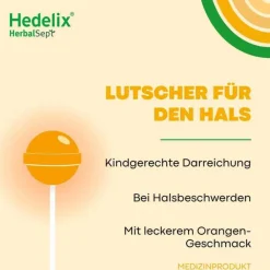 Hedelix Herbalsept Hals Lutscher Kids, 6 St
