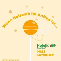Hedelix Herbalsept Hals Lutscher Kids, 6 St