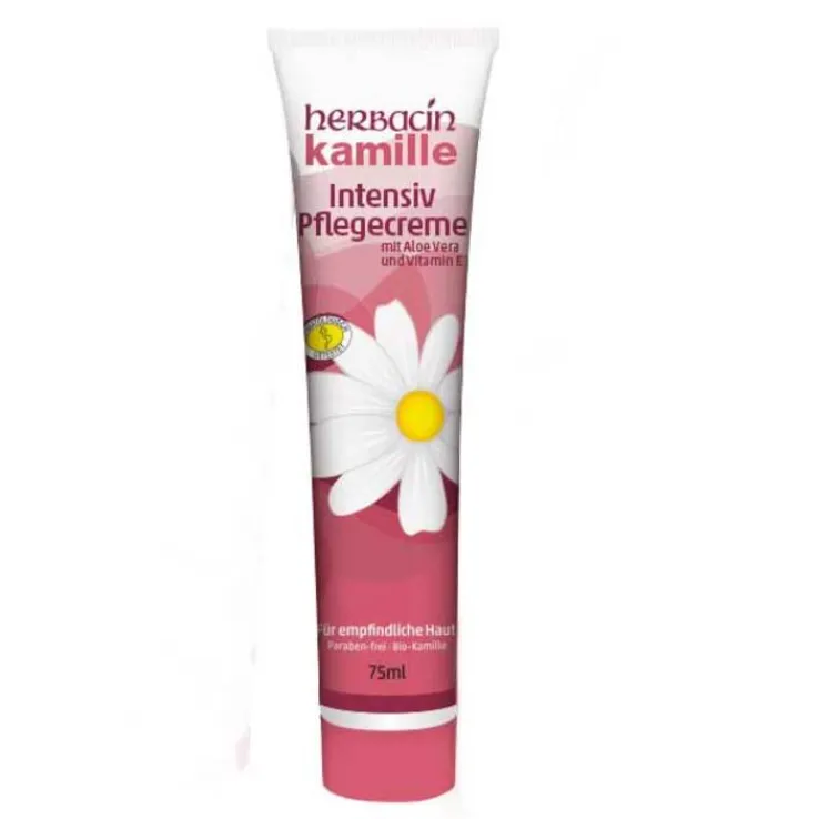 Herbacin Kamille Intensiv Pflegecreme Tube, 75 ml