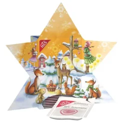 H&S Adventskalender Stern Filterbeutel, 24 St