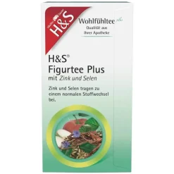 H&S Figurtee Plus mit Zink und Selen Filterbeutel, 20X1.5 g