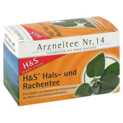 H&S Hals- und Rachentee Filterbeutel, 20X2.5 g