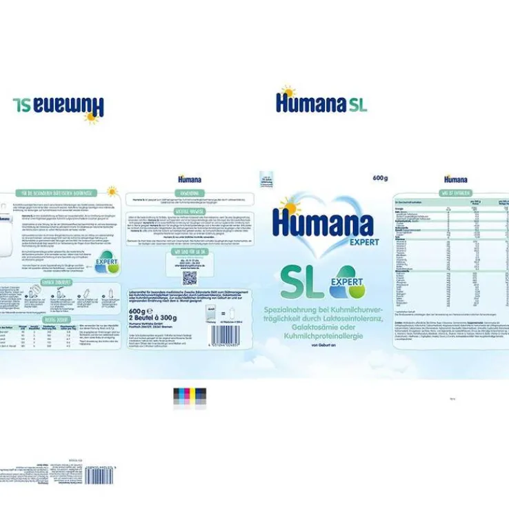 Humana SL Expert Spezialnahrung Pulver FS, 2X300 g