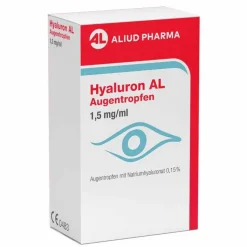 Hyaluron AL Augentropfen 1,5 mg / ml, 2X10 ml