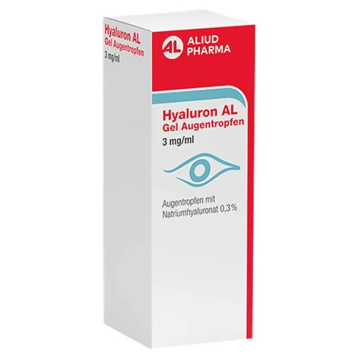 Hyaluron AL Gel Augentropfen 3 mg / ml, 1X10 ml