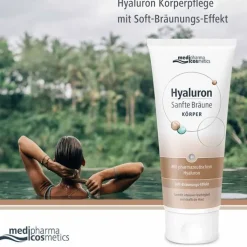 Hyaluron Sanfte Bräune Körperpflege Creme, 200 ml