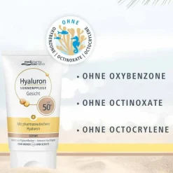 Hyaluron Sonnenpflege Gesicht LSF 50+ getönt, 50 ml
