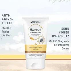 Hyaluron Sonnenpflege Gesicht Anti-Pigment & Anti-Age LSF50, 50 ml