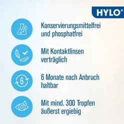 HYLO COMOD Augentropfen , 2X10 ml