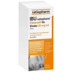 Ibu Ratiopharm 2% Fiebersaft für Kinder, 100 ml