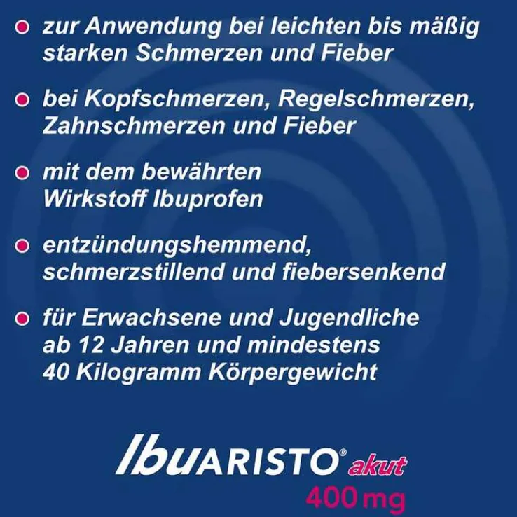 IbuARISTO akut 400 mg Filmtabletten, 20 St