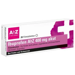 Ibuprofen AbZ 400 mg akut Filmtabletten, 20 St
