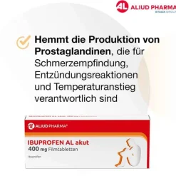 IBUPROFEN AL akut 400 mg Filmtabletten, 20 St
