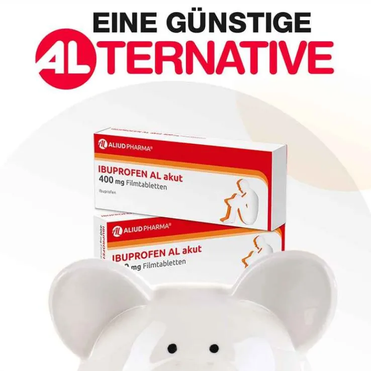 IBUPROFEN AL akut 400 mg Filmtabletten, 20 St